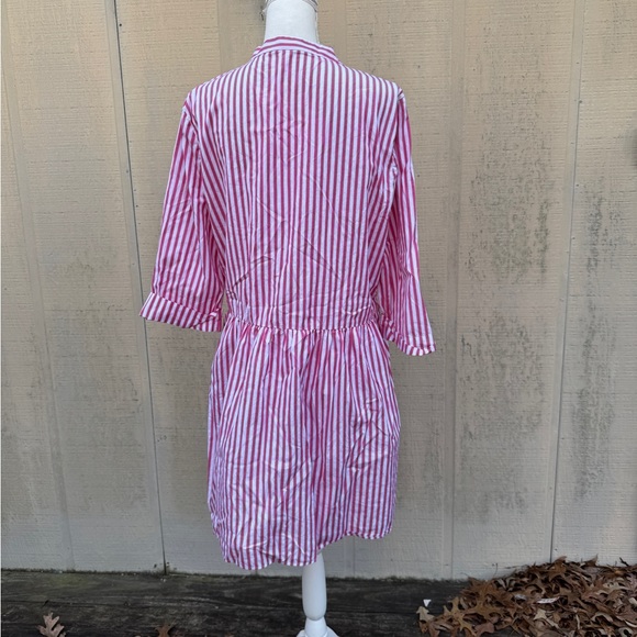 johnnie-O Pink and White Striped Tunic - Picture 5 of 8